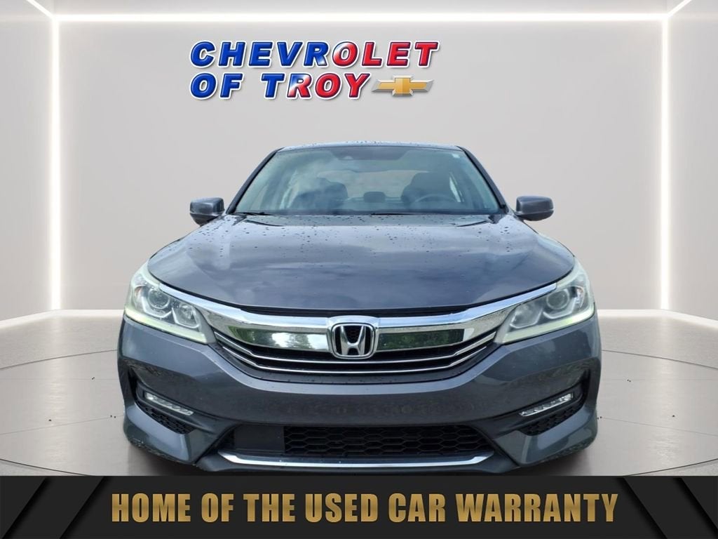 Used 2017 Honda Accord EX with VIN 1HGCR2F06HA013672 for sale in Troy, OH