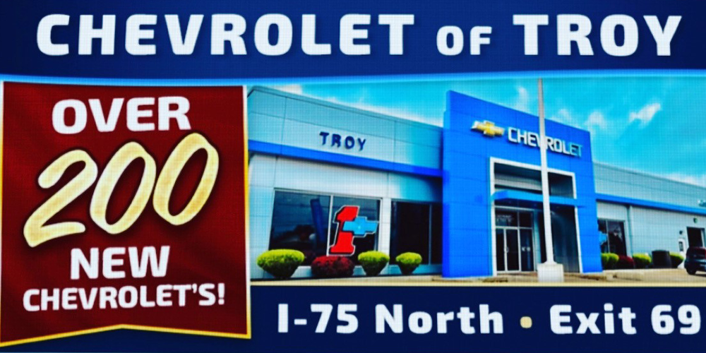 building exterior Chevrolet of Troy in Troy OH
