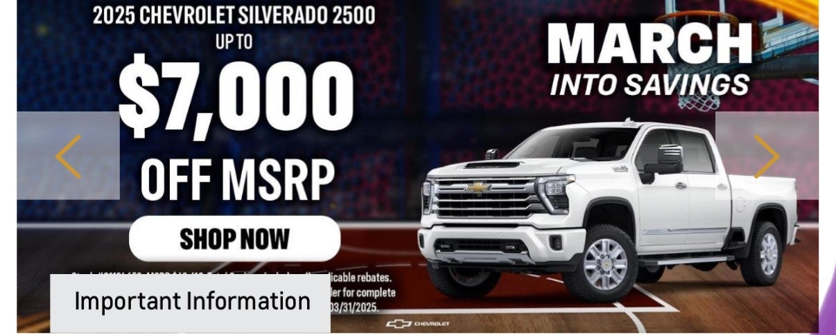 2025 Chevrolet Silverado 2500 March Into Savings
