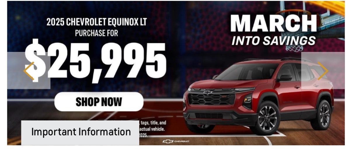 2025 Chevrolet Equinox LT March Into Savings