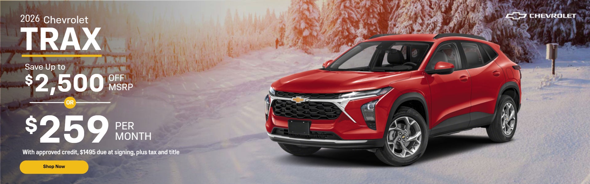 save $2500 off MSRP or lease for $259 per month