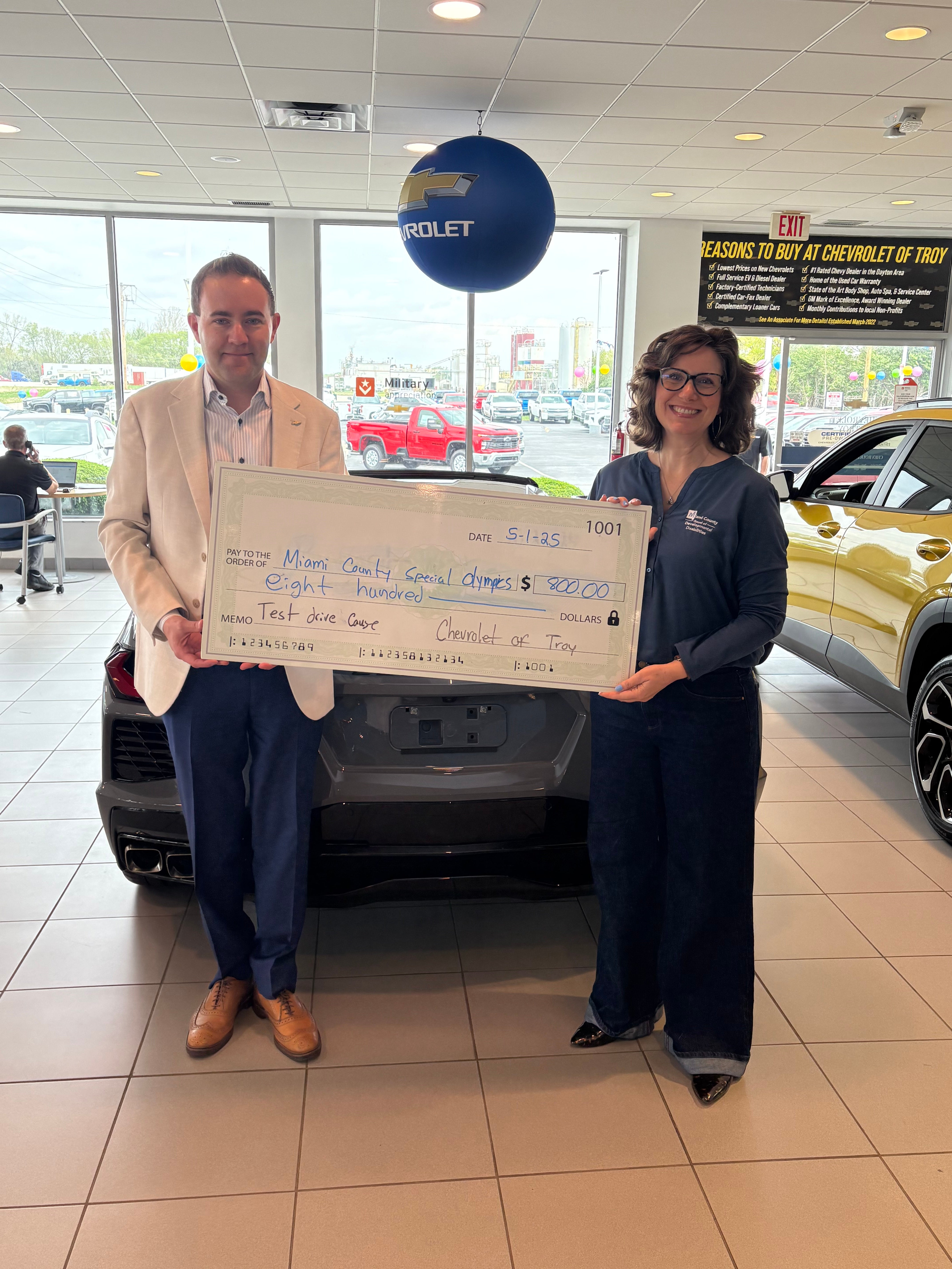 community-donation-event with Chevrolet of Troy