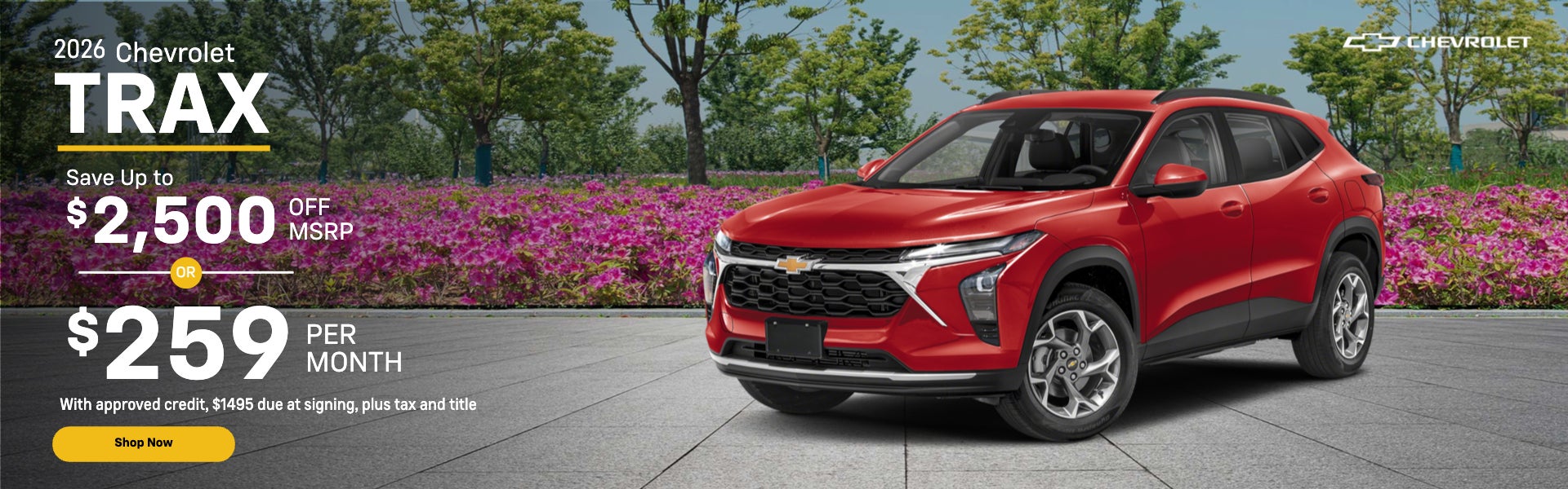 save $2500 off MSRP or lease for $259 per month