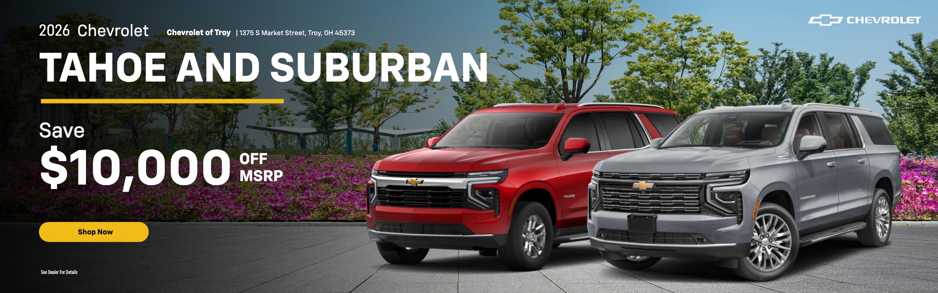2026 CHEVROLET TAHOE and SUBURBAN