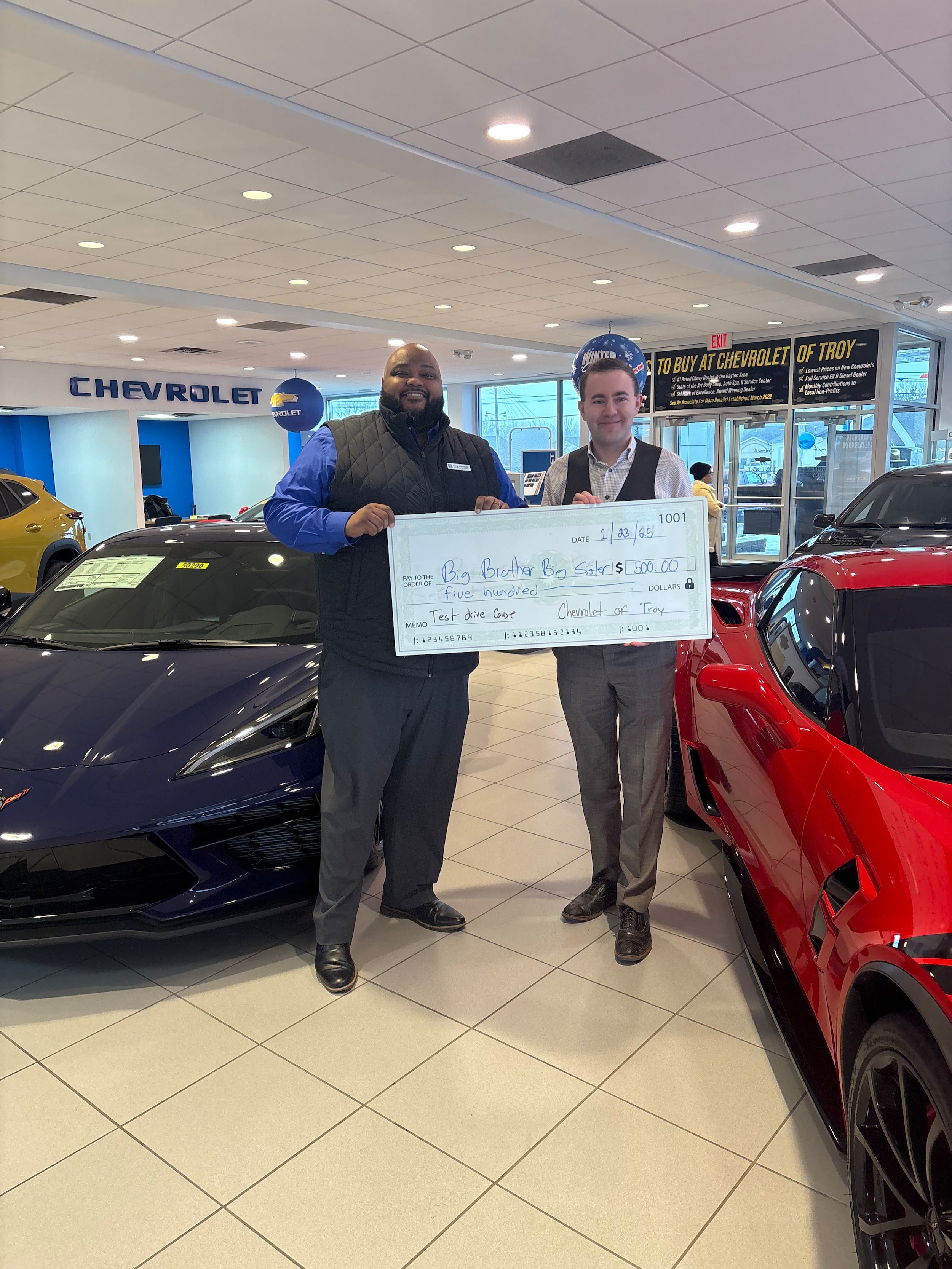 community-donation-event with Chevrolet of Troy