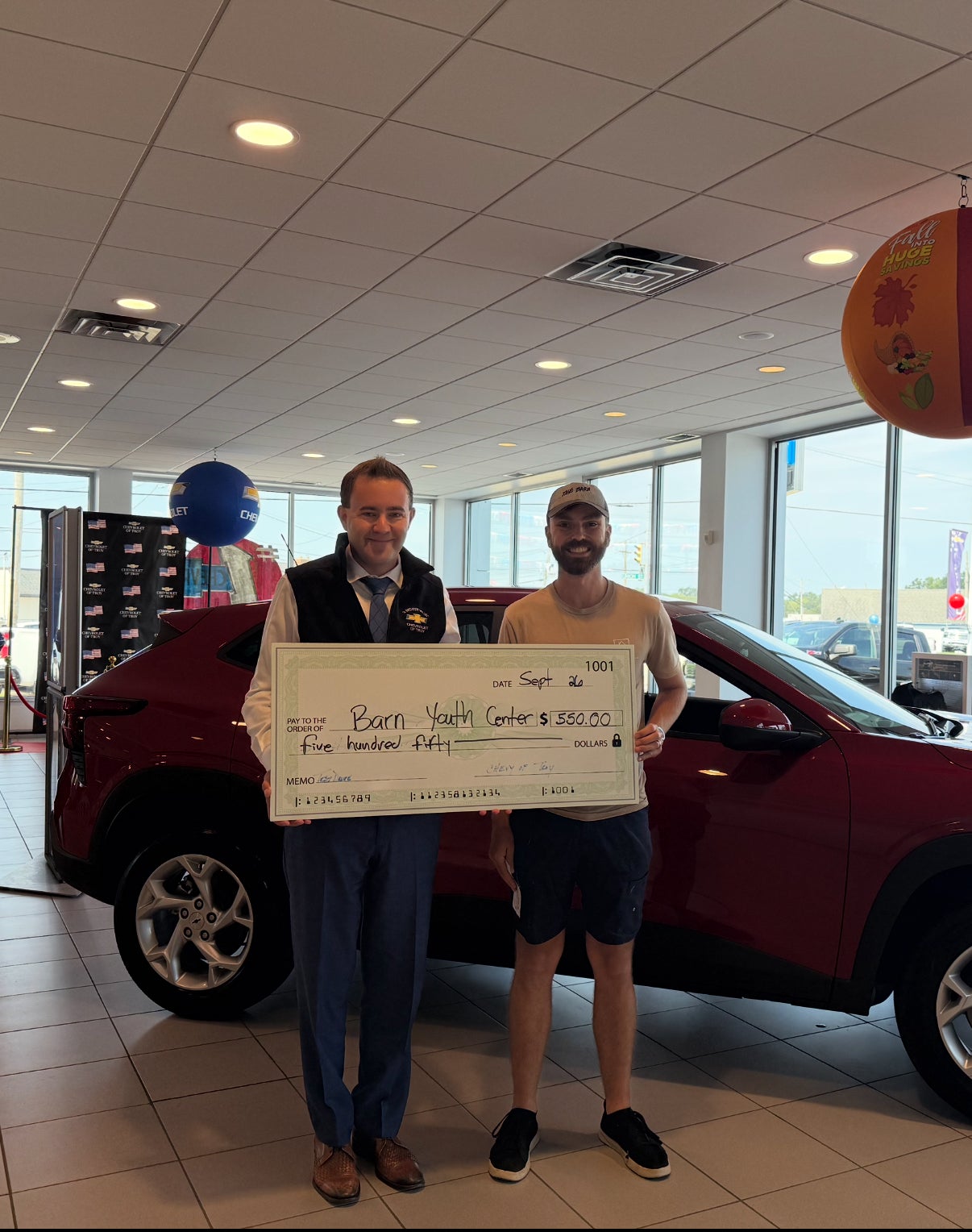 community-donation-event with Chevrolet of Troy