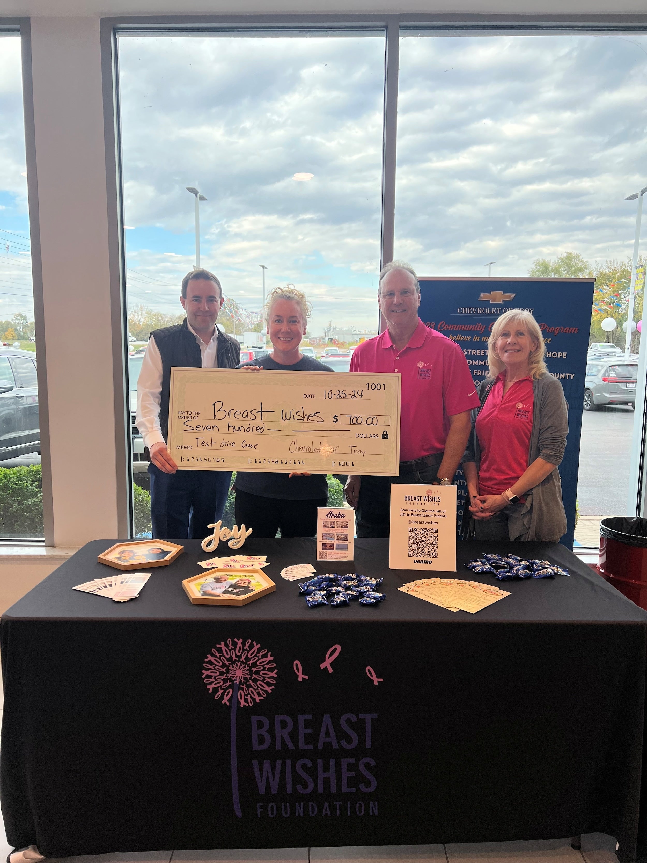 community-donation-event with Chevrolet of Troy