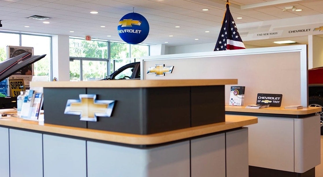 dealership interior Chevrolet of Troy in Troy OH