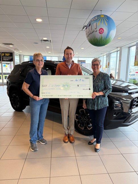 community-donation-event with Chevrolet of Troy